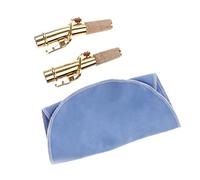KLKL Cuello De Saxofón Lacado En Oro Limpieza De Paño De Pulido Corcho Adecuado para BB Saxophone Saxofón Accesorios Kit de saxofón
