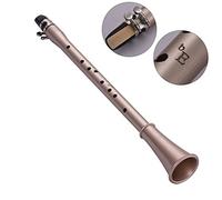 KLKL Saxofones Saxofón de Bolsillo Mini portátil Abdominales Key Sax de CD/BB/E/F/EB con Bolsa de Transporte de Instrumentos de Viento para Principiantes Saxofón Principiantes (Color : C)