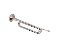 KLKL Trompetas estándar EB Bugle Bug with Bag Nickel Chapado Amarillo Bugle Cuerno Cuerno Instrumento Musical Trompetas