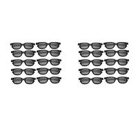 KLKNE 20 gafas 3D pasivas polarizadas para TV 3D, cines 3D reales para juegos 3D y marco de TV