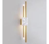 KlkrzJwy Lámpara de Pared de Lujo con luz nórdica, Aplique de Pared de mármol, Blanco, Verde, Piedra Natural, Luces de Pared lineales, Fondo, lámpara montada en la Pared para Sala de Estar, Loft