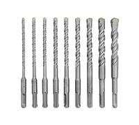 KLKVTGWGZK 9pcs / set 160m M Drill Bit Set Redondo Mango Martillo eléctrico Taladre Muro de hormigón Bloque de ladrillo Masonería brocas