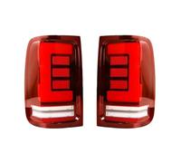 KLKWSFGFZK Faro Trasero LED Para VW Amarok V6 2008-2022 Señal Giro Parada Freno Estacionamiento Lámparas Conducción Luz Marcha Atrás Trasera LED 12V Advertencia De Seguridad(Red shell)