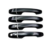 KLKWSFGFZK Manija Exterior Puerta Coche Para Toyota Para Yaris Ativ/Vois 2022 + Piezas ABS Cubierta Manija Puerta Exterior Cromada Con Cerradura Inteligente Estilo Coche(Glossy Black)