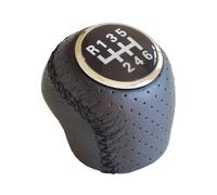 KLKWSFGFZK Pomo Palanca Cambios Para Fiat Ducato 2002-2014 MT Car 5 6 Perilla De Cambio Velocidad Estilo Coche Cuero Real(6 Speed-A)