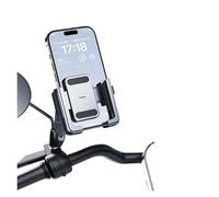 KLKWSFGFZK Porta Teléfono Bicicleta Soporte para Teléfono De Bicicleta para Ciclismo Bolsa para Móvil A Prueba Golpes Clip para GPS Soporte Teléfono Moto(For Rearview Mirror)