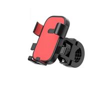 KLKWSFGFZK Porta Teléfono Bicicleta Soporte para Teléfono De Bicicleta para Motocicleta Giratorio 360° Ajustable Navegación para Coche Accesorios Universales para Exterior Soporte Teléfono Moto(Red)