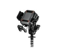 KLKWSFGFZK Porta Teléfono Bicicleta Soporte para Teléfono Motocicleta con Amortiguador Vibraciones Móvil Scooter ATV GPS Y Navegación para Smartphones 5,4 A 7,2 Pulgadas Soporte Teléfono Moto(M33-C5)