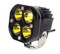 KLKWSFGFZK Proyectores LED Moto Barra De Luz Led Obra 3 Pulgadas Para Moto Foco Cuadrado 12V-30V Lámpara Antiniebla Para Conducción Automóviles Y Camiones Lámparas Antiniebla(1pcs yellow light)