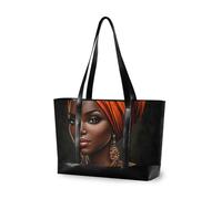 KLL African Beauty - Bolsas simples para mujer con cremallera de 14 pulgadas para artículos esenciales de viaje, regalos de playa, regalos de cumpleaños para mujeres con tableta maletín para laptop