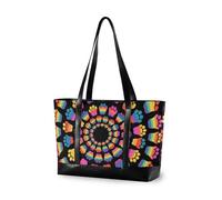 KLL Bolsas de computadora portátiles con cremallera para enfermera, bolsas de trabajo grandes para la escuela con tabletas, bolsas secretas para mujer