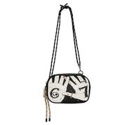 KLL Bruh Six Seven - Bolso cruzado pequeño negro para mujer, con ranuras para tarjetas de crédito, bolsas de hombro pequeñas para pasear al perro