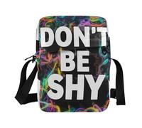 KLL Don't Be Shy - Bolso de mensajero para mujer, de piel vegana, bolso cruzado pequeño para mujer, bolsos de hombro para compras