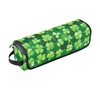 KLL Estuche de viaje 2 en 1 con alfombrilla de hierro, impermeable, organizador de viaje para alisadores, rizadores, secador de pelo, Lucky Clover St