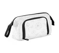 KLL Estuche escolar de gran capacidad, estuche de viaje, estuche ligero con soporte para bolígrafos, para profesores, guardería, otoño (5), Esplendor de otoño (5), tamaño único, Art Deco