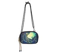 KLL Fairy Tarot - Bolso cruzado negro para mujer, cómodo con ranuras para tarjetas de crédito, bolso de hombro