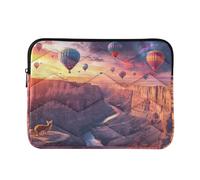 KLL Funda para portátil de 13 pulgadas y 14 pulgadas, Sundown Serenade Canyon y Balloon Reverie