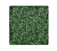 KLL Green Clover Magic - Bolsa de cosméticos autoadhesiva de tela, bolsa de viaje, organizador de cosméticos, envoltura de lente de cámara, organizador de cosméticos para viajes, Verde Trébol,