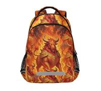 KLL Mythical Fire Qilin Beast Fantasy mochila al por mayor para niños con mochila grande para la universidad mochilas para ni?os