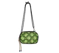 KLL Scary Bloody Green Hands - Bolso cruzado antirrobo para hombre, con ranuras para tarjetas de crédito, bolsos de hombro para mujer, ir de compras