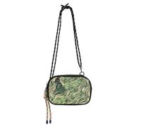 KLL The Green Rolling Prairie - Bolsos cruzados negros para hombre, a la moda, con correa ajustable, pequeños bolsos de hombro para comer
