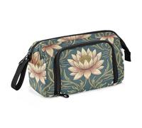 KLL William Morris - Estuche para lápices, diseño de lirio de agua de Bangladesh, color rosa