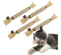 KLLJ Palitos De Hierba Gatera,Katzenminze Sticks,Palos de Msticar Matatabi,Masticar Palos Gato,Palitos De Catnip para Gatos,Palitos Matatabi Gatos,Juego Hierba Gatera para Gato