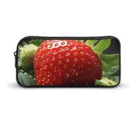 KLLTYHMU Estuche para lápices de frutas y fresas, gran capacidad, bonito estuche de maquillaje para mujeres y hombres