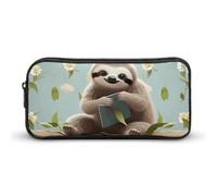 KLLTYHMU Estuche para lápices de perezosos de gran capacidad, bonito estuche de maquillaje para mujeres y hombres