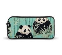 KLLTYHMU Estuche verde para lápices de gran capacidad, bonito estuche de maquillaje para mujeres y hombres