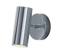 Klobvtt Aplique De Pared De Lectura Junto A La Cama Lámpara De Pared Moderna LED, Apliques De 7W 3000K, Lámparas De Cabecera De Dormitorio, Apliques De Estudio De Sala De Estar(Chrome)