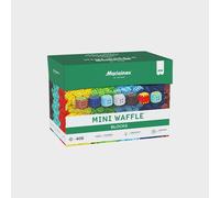 Klocki konstrukcyjne marioinex mini waffle, 406 elementów