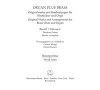 KLOMP/PETERSEN. - ORGAN PLUS BRASS V 1 (+PT)