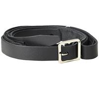 Klondyke 5/8-inch de ancho correa de piel para mandolina, color negro