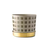KLONG Macetero Trio Pot Square Beige. medium Ø18 cm