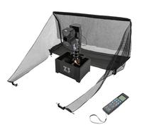 KLOOLIVE Máquina de tenis de mesa con robot de ping pong y red grande, 100 pelotas, varios modos de servir, con mando a distancia, máquina automática de ping pong para entrenamiento y ejercicio