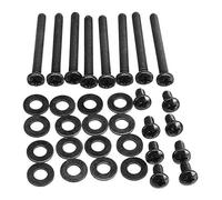 KLOP256 Kit de tornillos profesionales para radiador de agua, almohadillas duraderas, montaje de ventilador, caja metálica Corsair Hydro Series