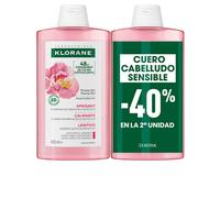Klorane - A LA PEONÍA BIO champú calmante duo Champús 400 ml unisex