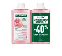Klorane Champú calmante Peonía bio Dúo 2 x 400 ml