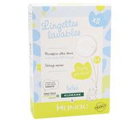 Klorane Bébé Lingettes Lavables Edition Limitée Hamac 12 x 14 cm 5 Unités