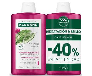 Klorane Champú Higo de Barbaria 2x400 ml