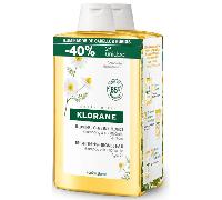 Klorane Champú Iluminador Camomila 2x400 ml