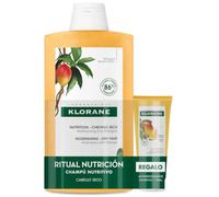 Klorane Champú Nutritivo al Mango 400 ml + Regalo Acondicionador 50 ml