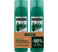 Klorane Champú Seco Ortiga Cabello Moreno 2x150ml