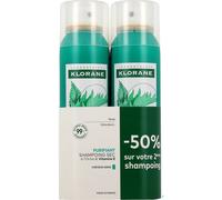Klorane Champú Seco Ortiga & Vitamina E 2x150ml