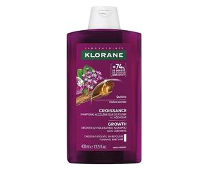 KLORANE - Crecimiento de quinina - Champú acelerador de crecimiento - 400 | Crecimiento del cabello - Fortalece, espesa y acelera el crecimiento - Para cabello cansado y debilitado