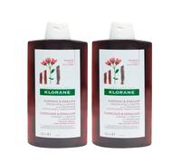 Klorane Pack Dúo Champú a la Quinina con Vitaminas B, 2X400 ml