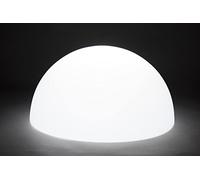 Kloris Lámpara de diseño de jardín Baby Moon Semisfera Mezzasfera diámetro 55 cm iluminación con portalámparas E27 con Cable eléctrico IP65 Made in Italy