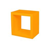 Kloris Pop Up - Estantería de Pared para estantería con Kit de luz LED y Sistema de fijación, Ocre Fabricado en Italia