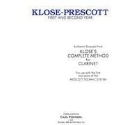 Klose-Prescott First and Second Year (Clarinet) (SHEET MUSIC)
